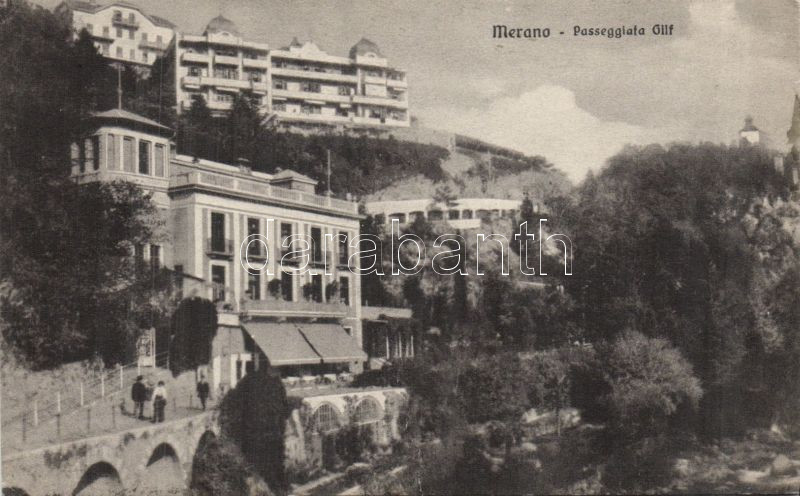 Merano, Meran; Passeggiata Gilf / promenade