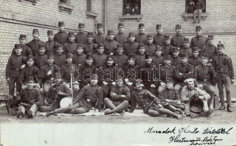 WWI Hungarian military group photo, Első világháborús magyar katonai csoportkép photo