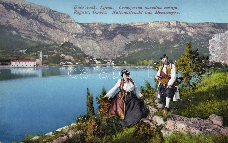Dubrovnik, Ragusa, Ombla river, Montenegrin folklore, Dubrovnik, Ragusa, Ombla folyó, montenegrói folklór