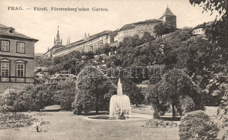 Praha, Prag; Fürstl. Fürstenber'scher Garten / castle garden