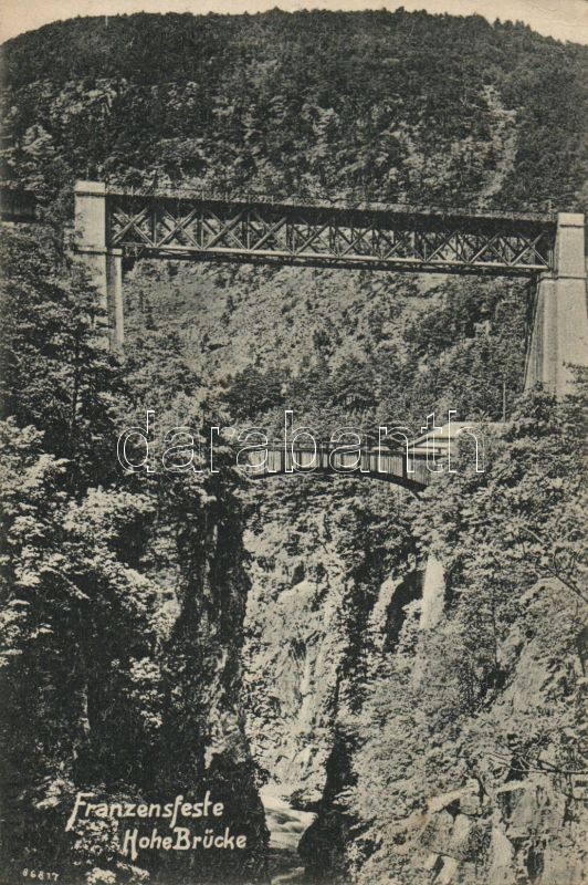 Fortezza, Franzensfeste; Hohe Brücke / railway bridge