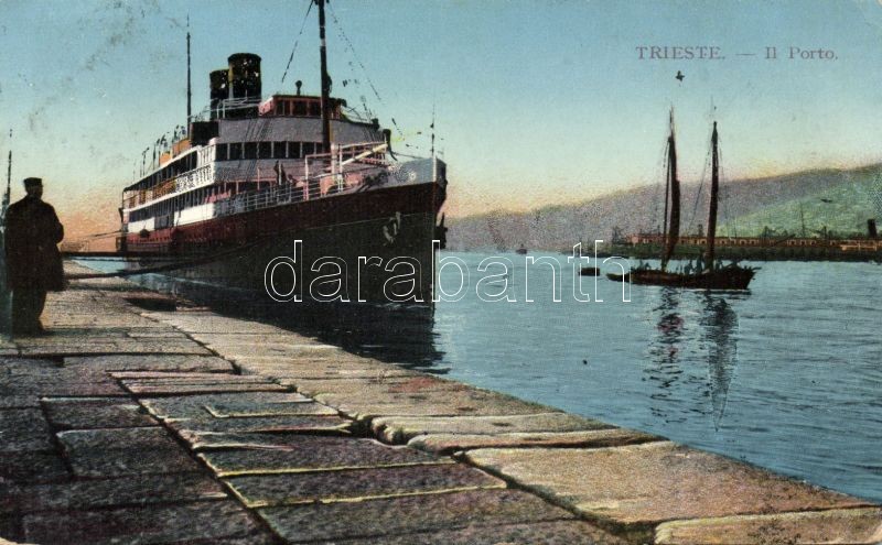 Trieste, dock, Trieszt, kikötő