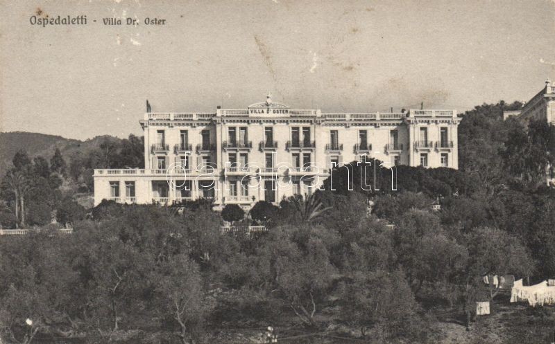 Ospedaletti, Villa Dr. Oster