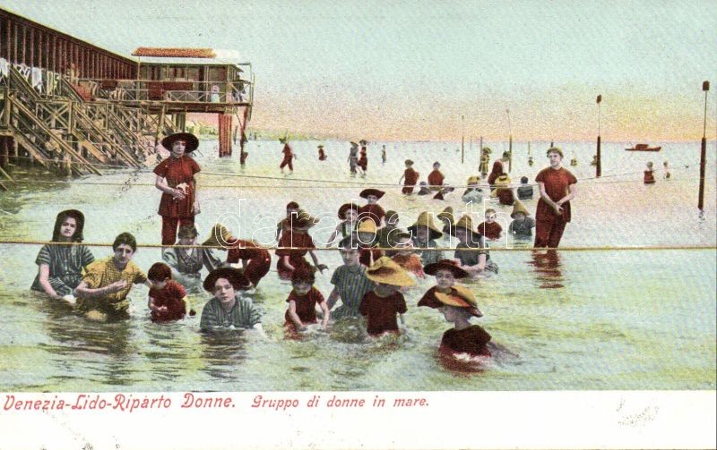 Venice, Venezia; Lido di Venezia, Riparto Donne / female beach