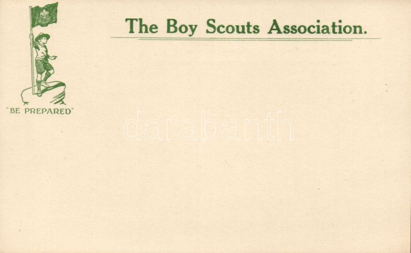 'Be prepared' The boy scouts association, Fiú cserkész egyesület, mottó