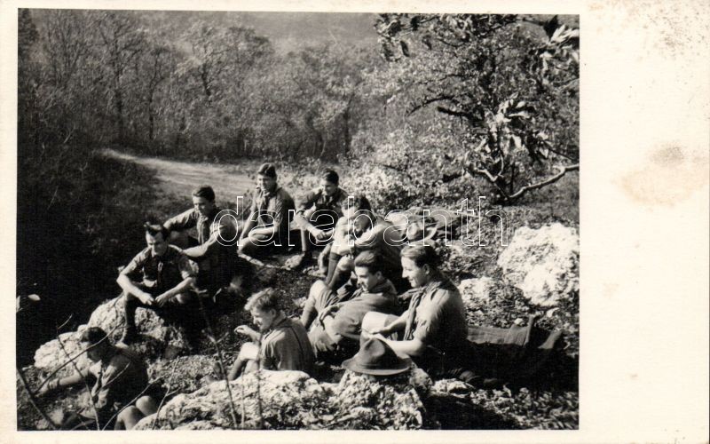 Cserkészek, csoportkép, photo, Scouts, group photo
