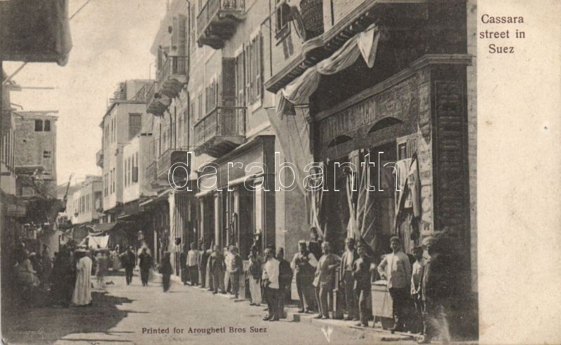 Suez, Cassara street, bazaar, folklore