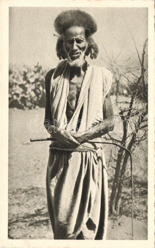 Vecchio bileno / Eritrean folklore, Bilen man, Eritreai folklór, Bilen férfi