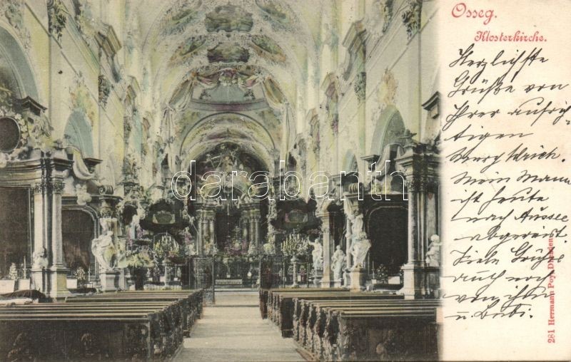Osek, Osseg; Klosterkirche / church, interior