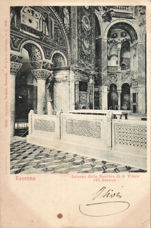 Ravenna, Basilica di S. Vitale / basilica, interior