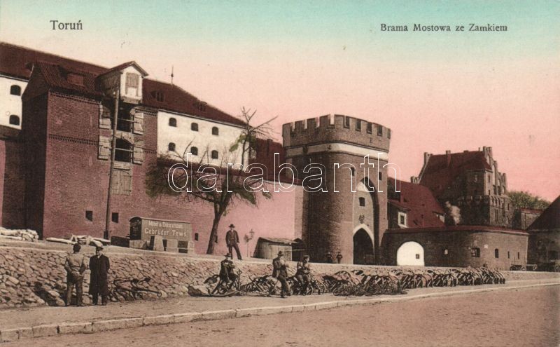 Torún, Brama Mostowa ze Zamkiem / bridge gate with the castle