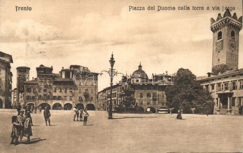 Trento, Piazza del Duomo / square, tower