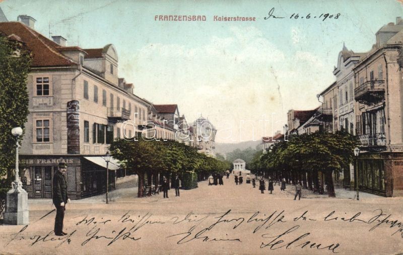 Frantiskovy Lazne, Franzensbad; Kaiserstrasse / street