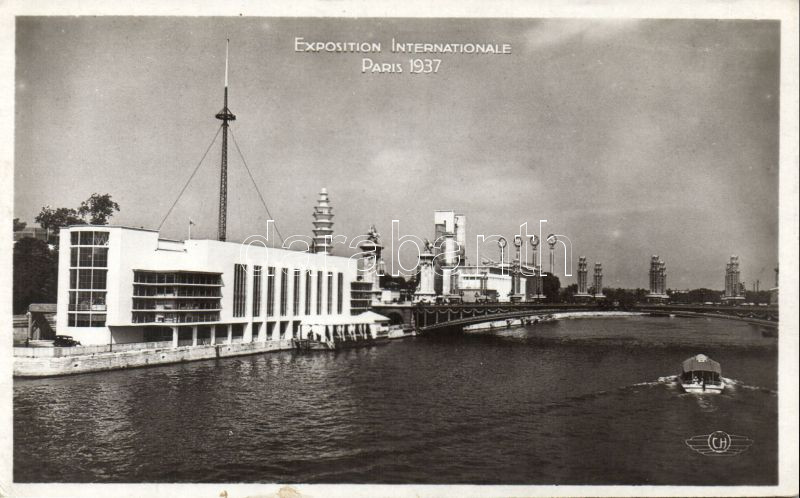 1937 Paris, Exposition Internationale, Voie Triomphale / Expo, street