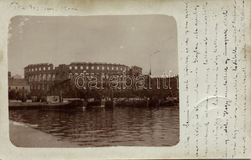 1902 Pola Pula, arena, photo