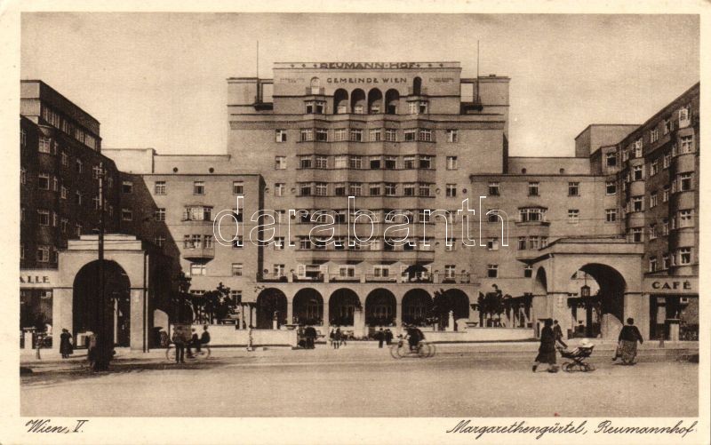 Vienna, Wien V. Margarethengürtel, Reumannhof / hotel