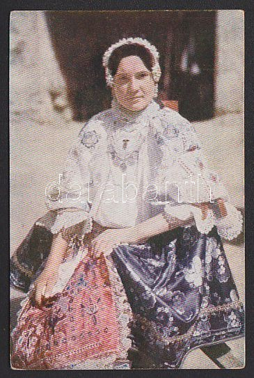 Sokac leány, Baranya megye, folklór, Sokac girl, Baranya county, folklore