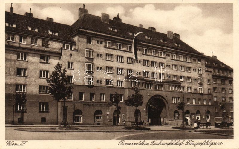 Bécs XII. Fuchsenfeldhof / épület, Vienna XII. Fuchsenfeldhof / building, Wien XII. Fuchsenfeldhof