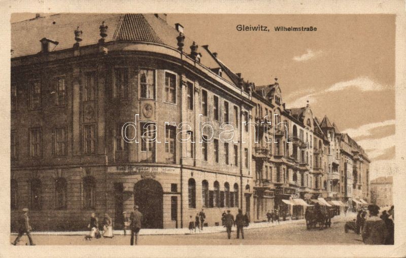 Gliwice, Gleiwitz; Wilhelmstrasse / street