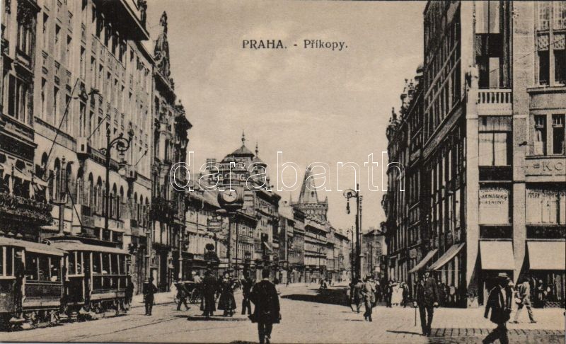 Praha, Prag; Prikopy tram station