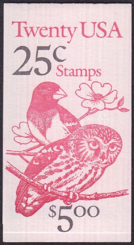 Madarak bélyegfüzet (Mi 1980-1981), Birds stamp booklet (Mi 1980-1981), Vögel Markenheftchen