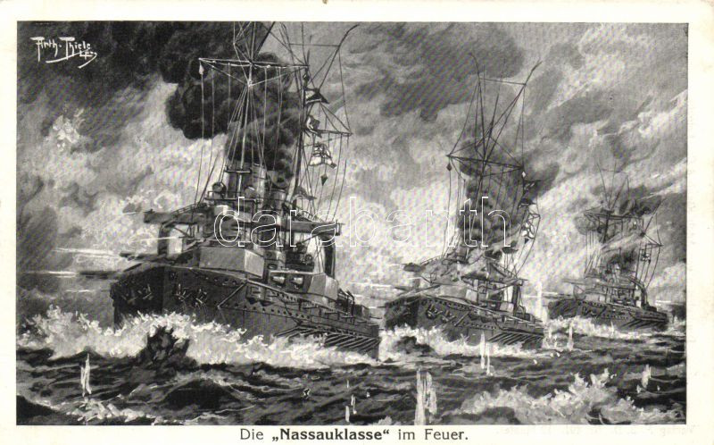 Nassau class battleships s: Arthur Thiele, Nassau hadihajó s: Arthur Thiele