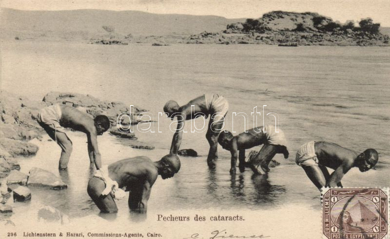 Egyiptomi halászok, Pecheurs des cataracts / Egyptian Fishermen, folklore