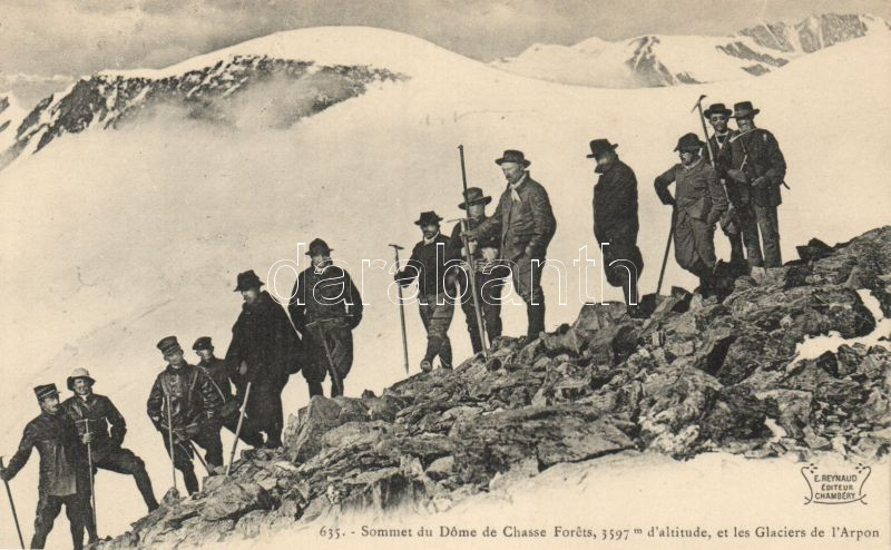 Dome de Chasseforet, Sommet, Glaciers de l'Arpon / mountain climbers