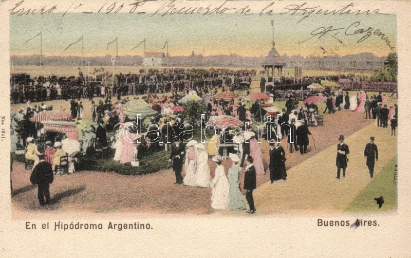 Buenos Aires, En el Hipodromo Argentino / horse race