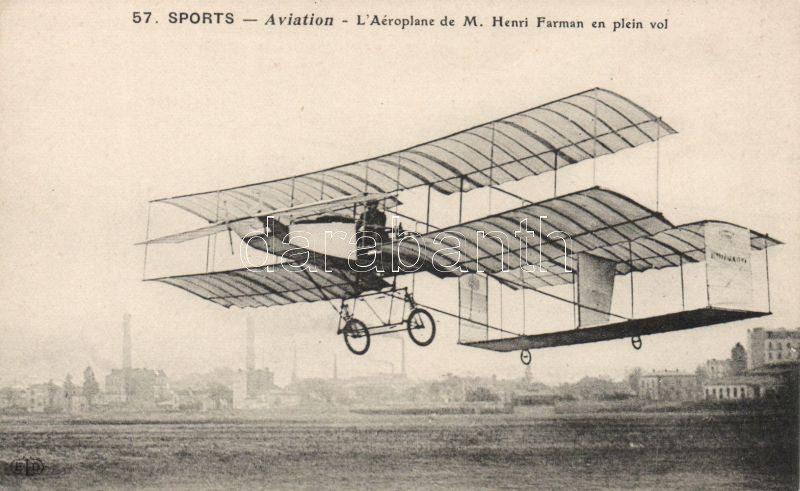 M. Henri Farman aeroplane