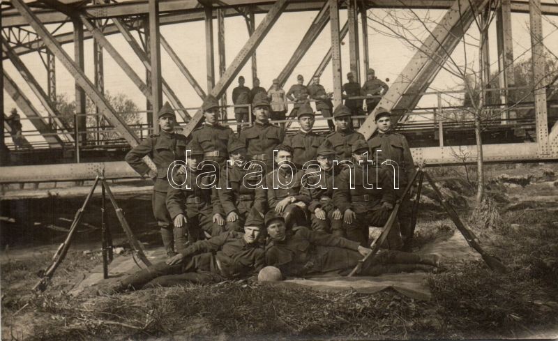 Magyar katonai csoportkép, photo, Military WWI K.u.K. Hungarian soldiers group photo