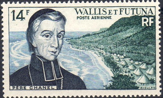 Szent Pierre Chanel misszionárius bélyeg, Saint Pierre Chanel missionary stamp, Saint Pierre Chanel Missionar Marke