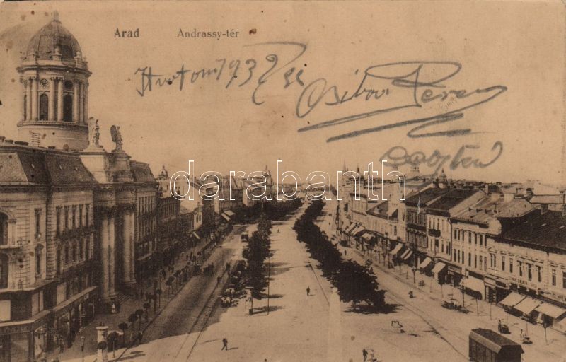 Arad, Andrássy tér, Arad, square