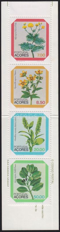 Flowers stamp-booklet, Virágok bélyegfüzet