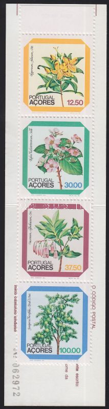 Flowers stamp-booklet, Virágok bélyegfüzet