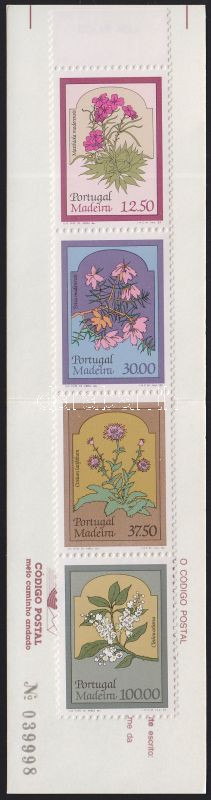 Flowers stamp-booklet, Virágok bélyegfüzet