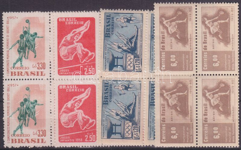 Sport 4 different block of 4, Sport 4 klf négyestömb, Sport 4 verschiedene Viererblöcke