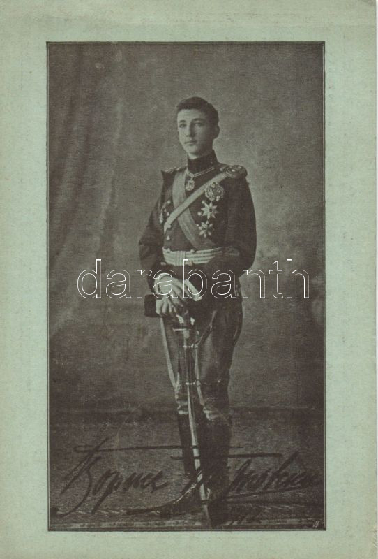 Boris III of Bulgaria as a teenager