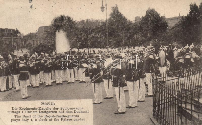 Berlin Royal castle guards, brass band
