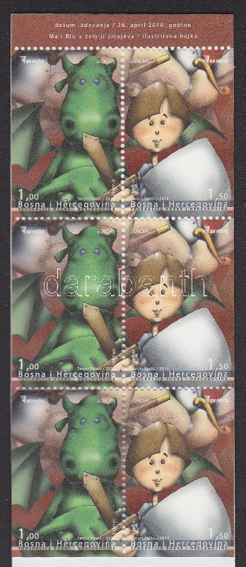 Europe CEPT Children books stamp booklet, Europa CEPT Gyermekkönyvek bélyegfüzet, Europe CEPT Kinderbücher Markenheftchen