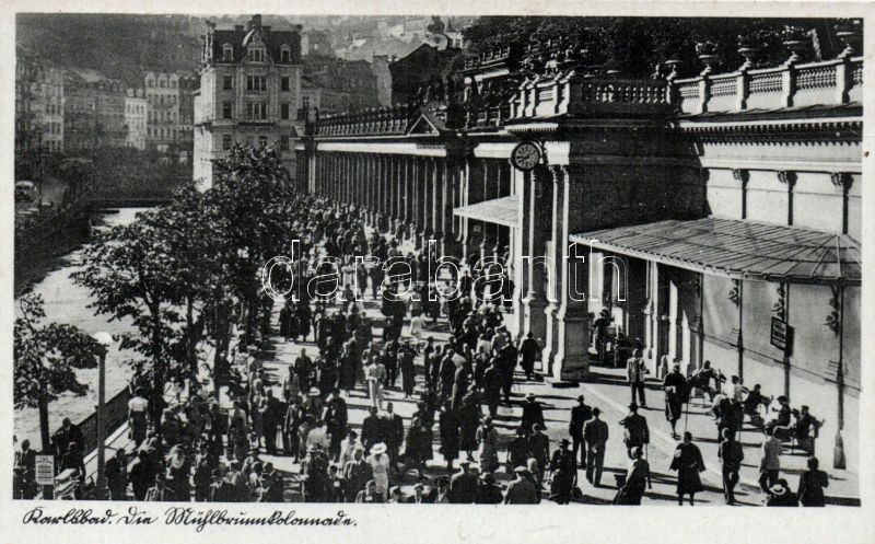 Karlovy Vary, Karlsbad; Mühlbrunncolonnade So. Stpl