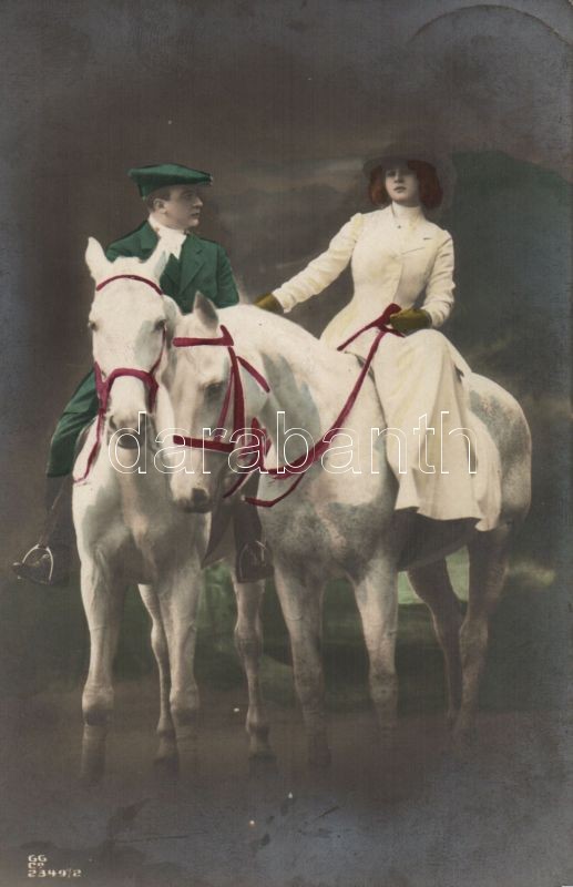 Couple on horses, Pár lovon