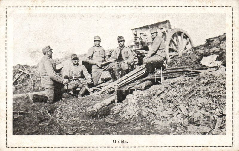 U dela / Czech military, cannon, soldiers, Cseh katonai lap, ágyú