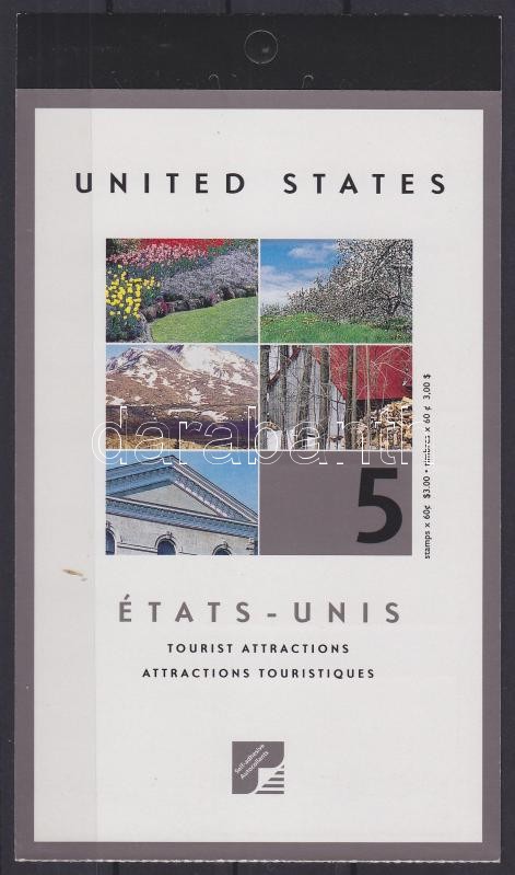 Turizmus bélyegfüzet, Tourism stamp-booklet