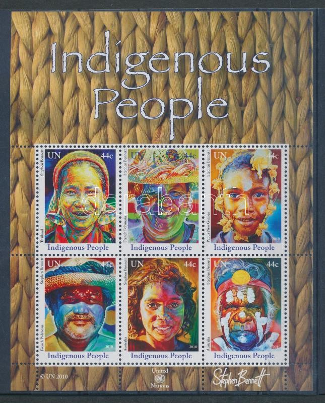 Bennszülöttek (II.) blokk, Indigenous People (II) block, Indigene Menschen (II.) Block