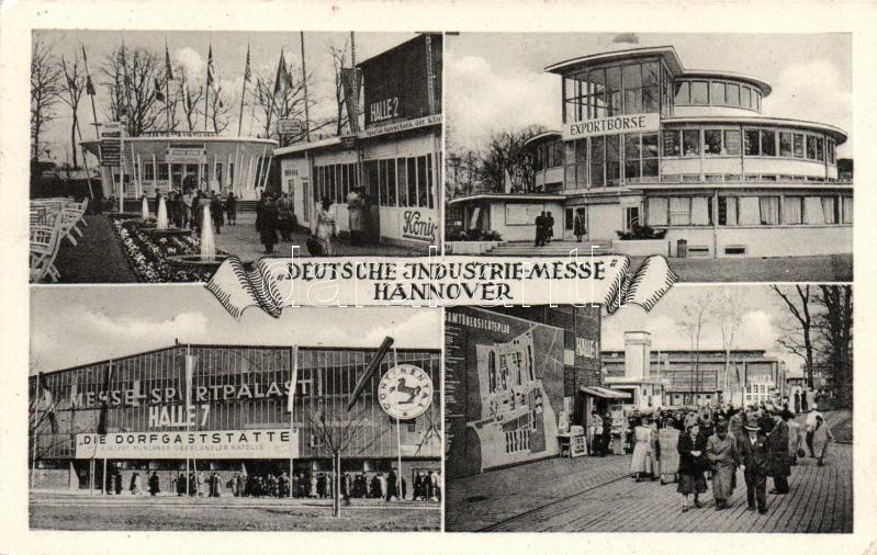 Hannover, Deutsche Industrie Messe, Sportpalast Halle 7, Die Dorfgaststätte / German Industrial Fair, pavilions, So. Stpl