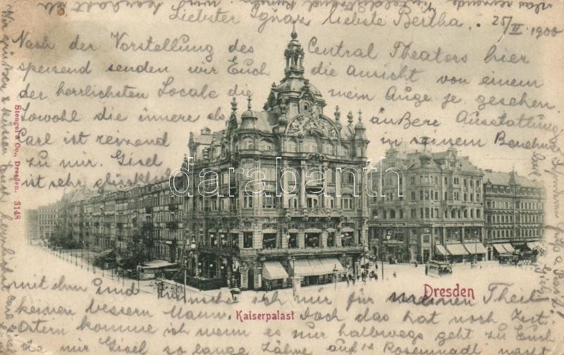 Dresden, Kaiserpalast / Imperial Palace, tram