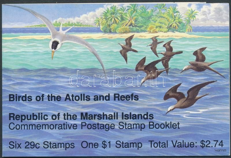 Birds stamp-booklet, Maradak bélyegfüzet, Vögel Markenheftchen
