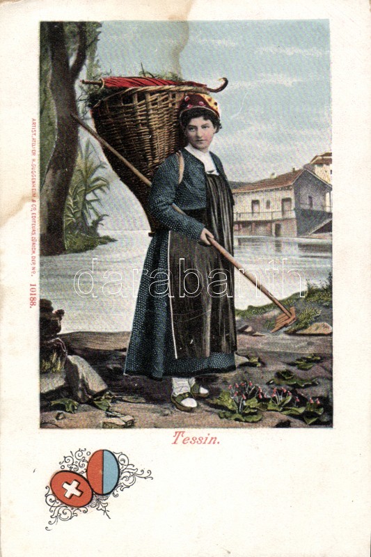 Nő Ticinóból, Folklore, woman from Ticino