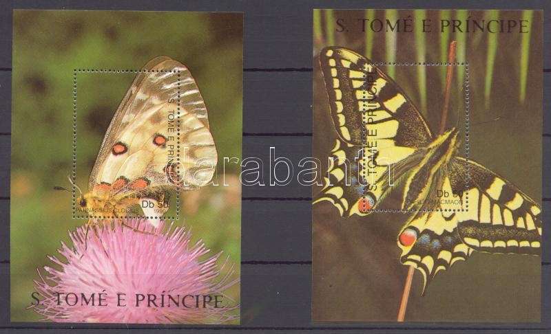 Lepkék blokksor, Butterflies block set, Schmetterlinge Blocksatz